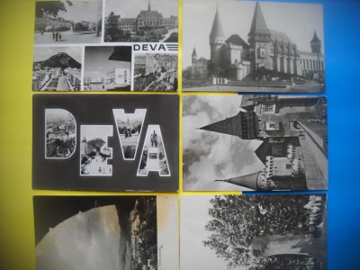 HOPCT LOT NR 12 - ASPECTE DIN JUD HUNEDOARA -6 CARI POSTALE -RPR-CIRCULATE foto