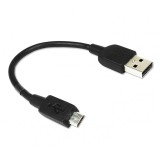 Cablu Date si Incarcare USB la MicroUSB Sony Xperia Z3, EC300, 0.16 m, Negru