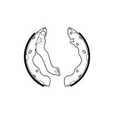 Set saboti frana Delphi LS1953, parte montare : Punte Spate