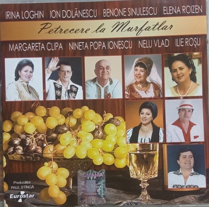 CD Petrecere la Murfatlar Irina Loghin Ion Dolanescu Benone Sinulescu Elena Roizen Margareta Clipa Nineta Popa Ionescu Nelu Vlad Ilie Rosu