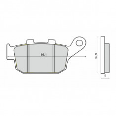 Placute frana sinter Honda CBR 650F Cod Produs: MX_NEW 225103323RM