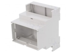 Carcasa pentru ?ina DIN gri 90x71.2x68mm foto