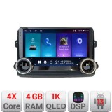 Navigatie Fiat Ducato 2021- Edotec Incell 1K 10.5 inch 4+64 carplay android auto radio internet KIT-ducato2024+EDT-E211-RK CarStore Technology
