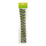 Accesorii creatie - sarma plusata, mov, verde, rasucita, set 10 buc, Colorarte