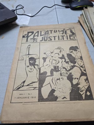 Palatul Justiției - Anul 1/ Nr.1/1 ianuarie 1916 foto