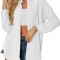 Bluza cu maneca lunga pentru femei SOADKP, tip camasa, eleganta, alb, S - OUTLET