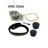 Kit distributie si pompa apa SKF compatibil Citroen C5, Peugeot 406, Fiat Ulysse 2.2 HDI