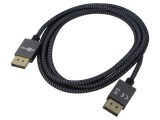 Cablu DisplayPort Goobay 2m Negru-Gri PVC 77445 Mufă Dublă