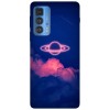 Husa compatibila cu Motorola Edge 20 Lite model Neon rings, Silicon, TPU, Viceversa, Transparent, Carcasa