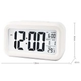 Ceas cu termomentru si alarma alb, Autohelix MSA