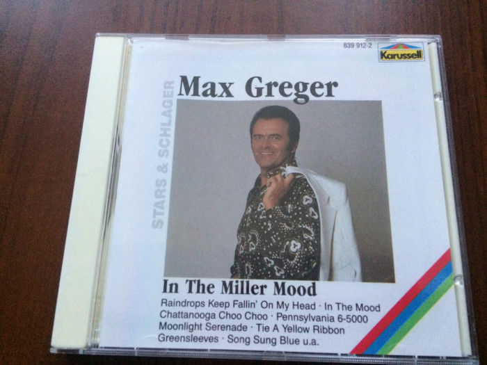 max greger in the glenn miller mood cd disc muzica jazz big band karussell VG+