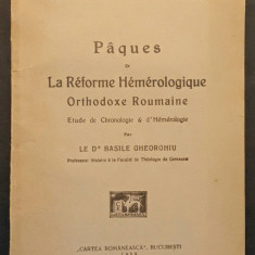 hemerologie 1929 PASTELE si REFORMA HEMEROLOGICA ORTODOXA ROMANA Dr B. Gheorghiu