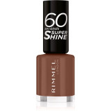 Rimmel 60 Seconds Super Shine lac de unghii culoare 140 Chocolate Eclipse 8 ml