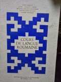 COURS DE LA LANGUE ROUMAINE - BORIS CAZACU
