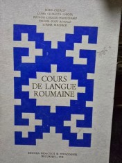 COURS DE LA LANGUE ROUMAINE - BORIS CAZACU foto