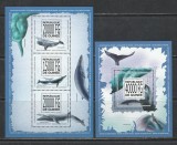 Guinea 2013 - Balene S/S 2v MNH, Nestampilat