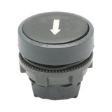 Cap buton comanda negru sageata jos &Oslash; 22mm ZBE Breckner Germany