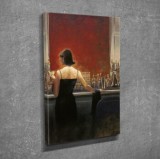 Tablou decorativ, Vega, Canvas 100 procente, lemn 100 procente, 30 x 40 cm, 265VGA1002, Multicolor