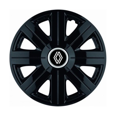 Set 4 Capace Roti Autohelix MSA&amp;reg; potrivite jantelor de 14 inch, pentru Renault Nou model Cosmos Black foto