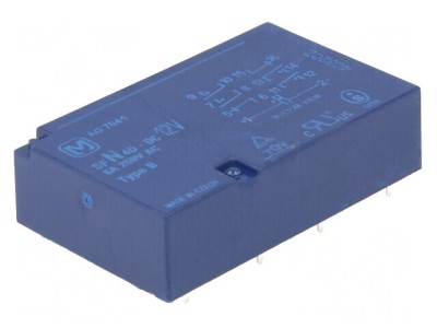 Releu Electromagnetic 12VDC SPST-NO x4 SPST-NC x2 foto