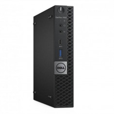 Sistem desktop Dell OptiPlex 7050 Micro Intel Core i7-7700T 8GB DDR4 256GB SSD Windows 10 Black foto