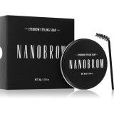 Nanobrow Eyebrow Styling Soap săpun de styling pentru spr&acirc;ncene 30 g