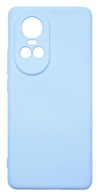 Husa de protectie din silicon pentru OPPO Reno 10 Pro, SoftTouch, interior microfibra, Albastru deschis foto