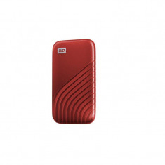 SSD extern My Passport WD, 1 TB, 2.5 inch, USB, Rosu foto