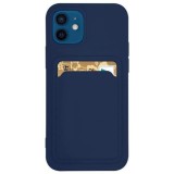 Cumpara ieftin Husa Card iPhone 13 albastra, Albastru