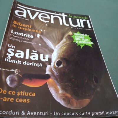 REVISTA AVENTURI LA PESCUIT NR.17 -2003 foto
