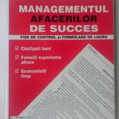 Managementul afacerilor de succes - FISE DE CONTROL SI FORMULARE DE LUCRU