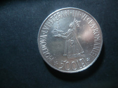 Moneda 500 lei 1941 Mihai I - Stefan cel Mare , argint , cal. F.Buna foto