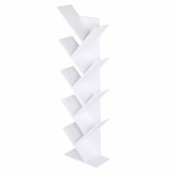 Cumpara ieftin Biblioteca mdf alb Baki 43x20x143.5 cm