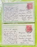 F969K-I-ww1-Lot 2 bucati Carti postale oficiale-CRUCEA ROSIE DE RAZBOI 1916-1918 trimise de militar austriac de pe front scrise si semnate.