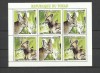 CHAD 1998 FAUNA ANIMALE SALBATICE CAINI SALBATICI SI FENEC, Nestampilat
