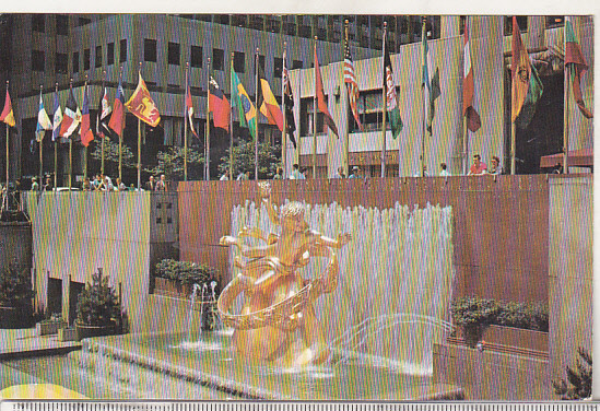 bnk cp USA - New York - Rockefeller Center - uzata