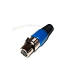 Mufa XLR mama albastru, Oem