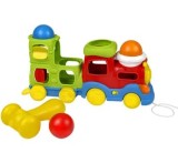 Cumpara ieftin Trenulet muzical cu bile Winfun si ciocan pentru copii
