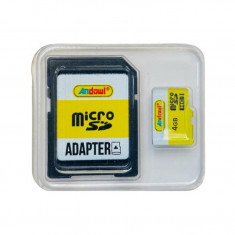 Card 4GB micro SD cu adaptor TF4