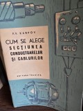 Cum se face sectiunea conductoarelor si cablurilor - F. F. Karpov