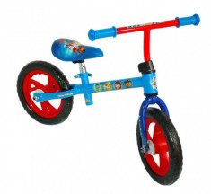 Bicicleta fara pedale Saica Paw Patrol pentru copii roti 12 inch foto