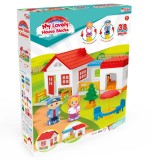 Set de constructie, Dede, My Lovely House Blocks, 38 piese