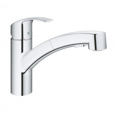 Baterie Bucatarie Cu Pipa Extractabila Supersteel Eurosmart New Grohe, Alama, Cromat, 2 Kg, Gro30305Dc0 foto