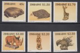 Zimbabwe 1996 - Figurine cu animale, arta populara, serie neuzata