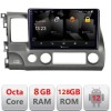 Navigatie Honda Civic Sedan 5960Pro-044 Android Octa Core Qualcomm 2K Qled 8+128 DTS DSP 360 4G Optical CarStore Technology