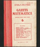 Cumpara ieftin GAZETA MATEMATICĂ - REVISTA - ANUL LXXXV, NR. 6 - IUNIE, 1980
