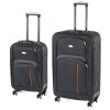 TraveLux Light III gurul&oacute;s bőr&ouml;nd szett fekete