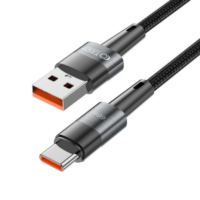 Cablu incarcare/transfer TECH-PROTECT UltraBoost USB/USB-C 25cm, 66W, 6A, Gri foto