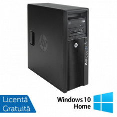 Workstation HP Z420, CPU Intel Xeon E5-1603 2.80GHz Quad Core, 16GB DDR3 ECC, 240GB SDD, nVidia Quadro K2200/4GB GDDR5, DVD-RW + Windows 10 Home foto