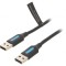 Cablu USB 2.0 A-A 3m Negru